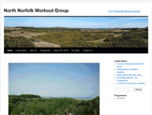 Tablet Screenshot of northnorfolkworkoutgroup.org